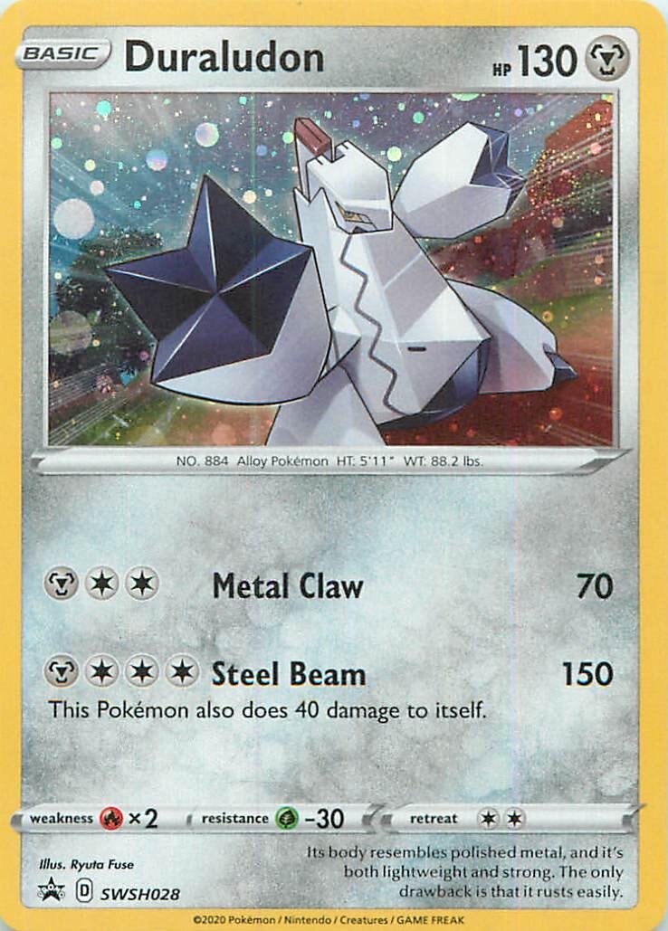 Pokemon TCG - Duraludon SWSH028 SWSH: Sword & Shield Promo Cards Holo
