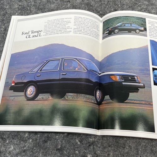 Original 1985 Ford Tempo Vintage Sales Brochure Catalog - Picture 12 of 17