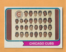 1974 Topps #211 Chicago Cubs Team Card