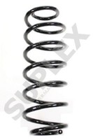 1X Suplex Fahrwerksfeder 10361 FüR Ford Fiesta 6 CB1 CCN Tdci
