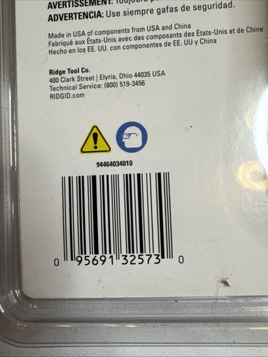 Cortador de tubos Ridgid 32573 2 en 1 cuartos cerrados - Imagen 3 de 4