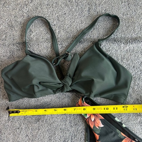 Cupshe Womens Green Bakini Swimsuit Size Small - Picture 4 of 5