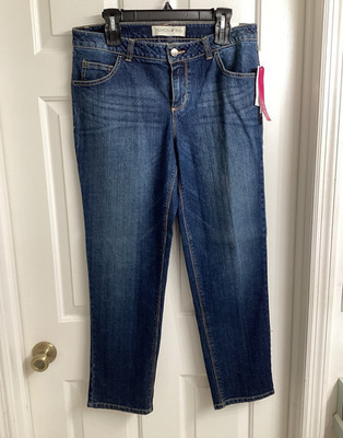 Fashion Bug Women's Blue Medium Wash Skinny Stretch 14P Denim Jeans 5-Pocket