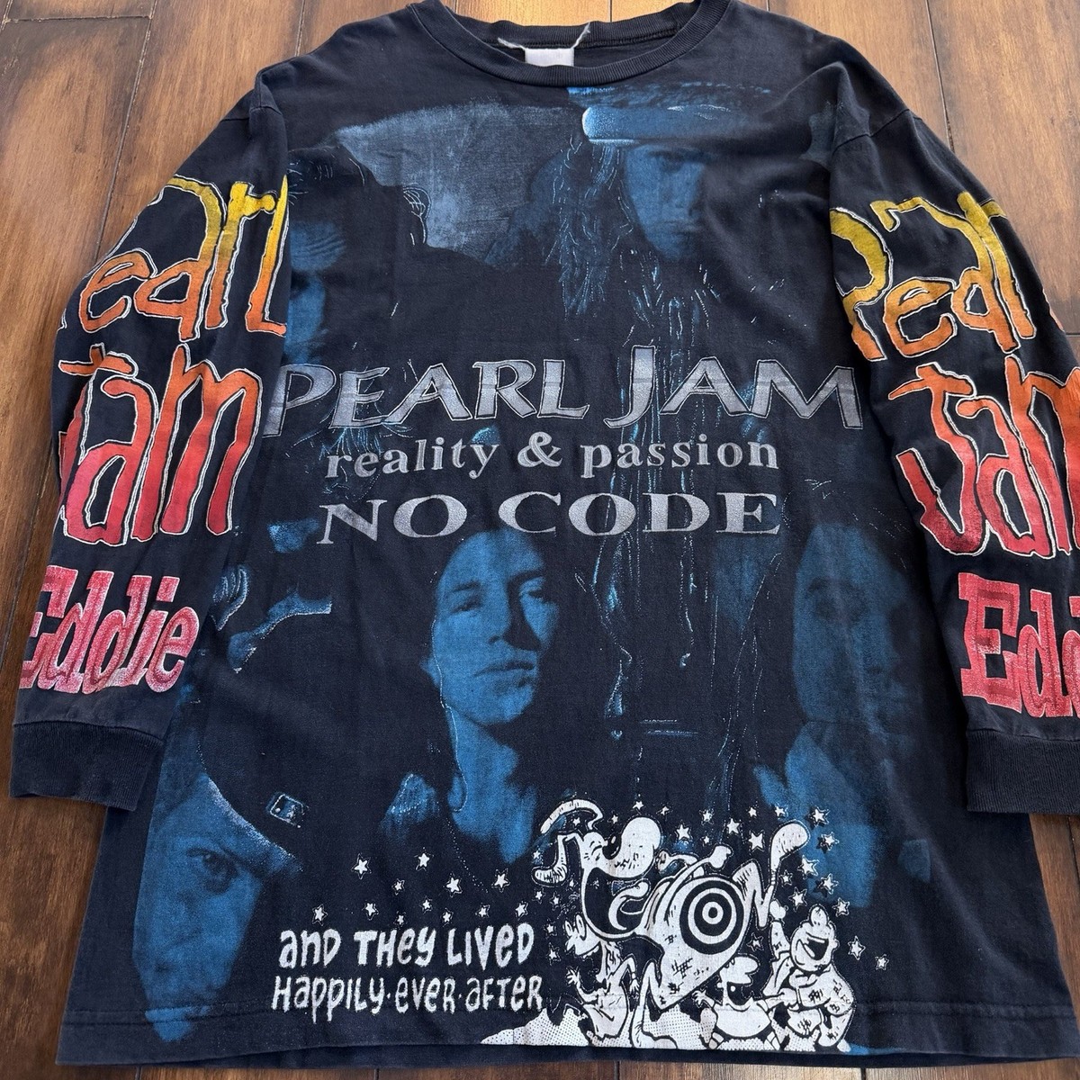 Vintage Pearl Jam Shirt Long Sleeve AOP Early 90s Pre-Peyote Era