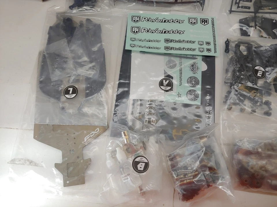 Powerhobby / Sparko F8 1/8 4x4 Nitro Buggy Kit - F80001 - Neu Open Box - Bild 2 von 4