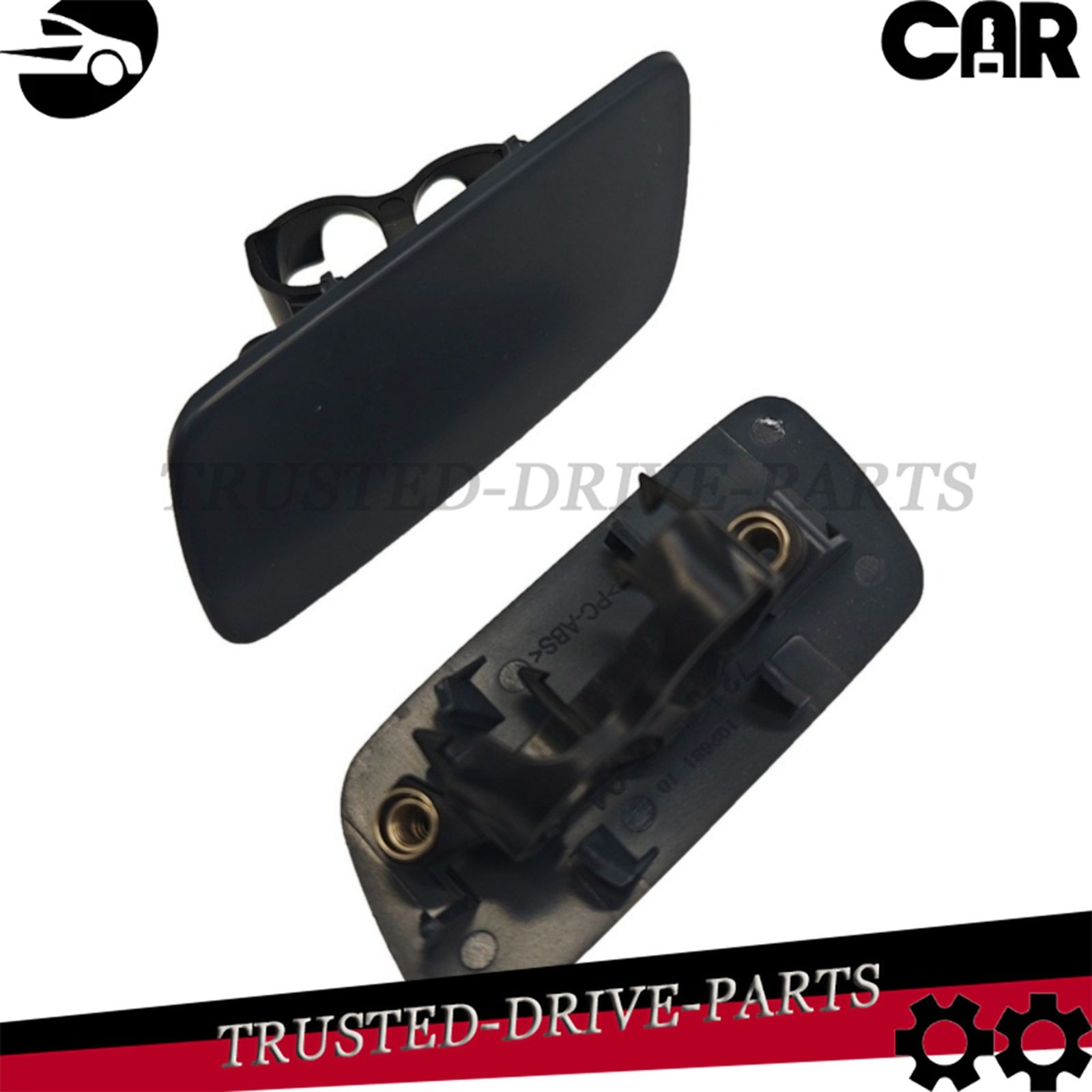 2PCS Headlight Washer Cover LH+RH Fits Rolls-Royce Ghost 61677244959 61677244960