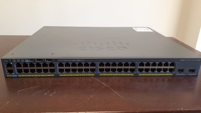Cisco 2960X-48LPD-L, 48 x 10/100/1000 (PoE+) + 2 x 10G SFP+- Used / Tested