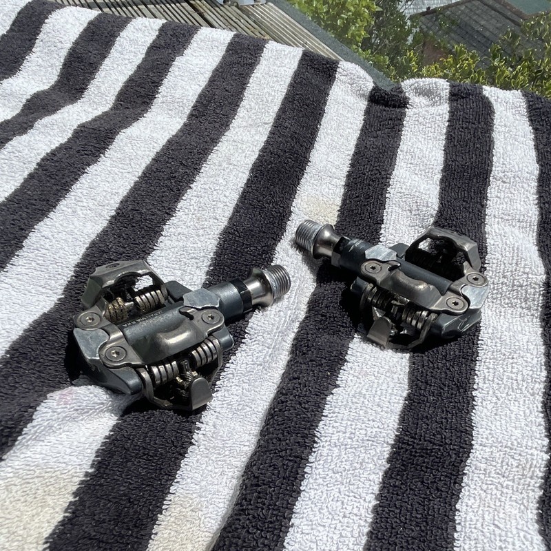 Shimano PD-M980 SPD Clipless MTB Pedals Grey/Black Metal Sealed 9/16in
