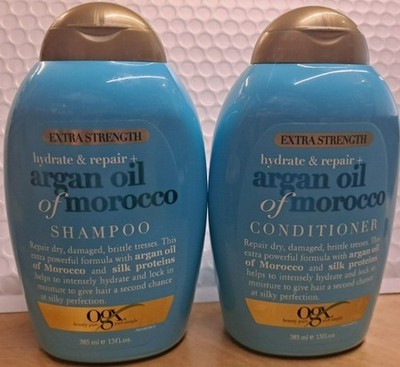 OGX Moroccan Argan Oil Shampoo & Conditioner Set 13 Oz Each