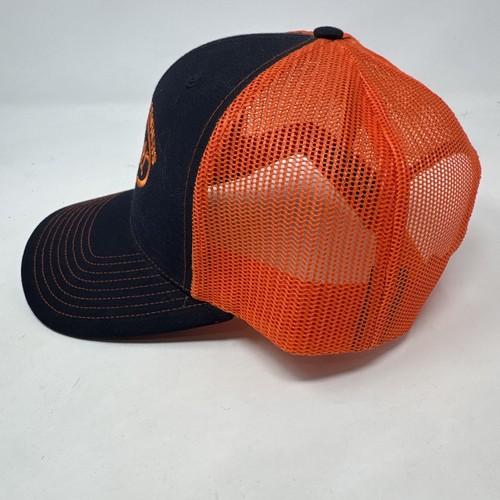Peterbilt Oklahoma Richardson 112 Snapback Trucker Hat Cap Black Orange Tulsa - Picture 3 of 7