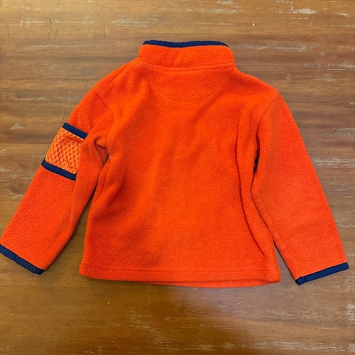 VTG Disney Pooh Tigger Pullover Sweater Jacket Fleece Orange 2006 Size 5 Kids - Picture 6 of 6
