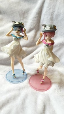 Re:Zero Luminasta Natsu Day Figure Set 2 Pack Authentic Rare Vintage