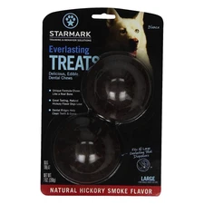 StarMark EVERLASTING DOG TREAT Hard Chew HICKORY SMOKE LARGE