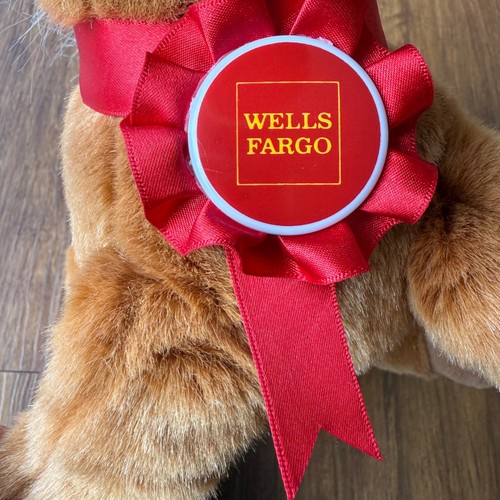 Wells Fargo Bridget Legendäres Pony Plüschtier Stofftier Spielzeug 2017 Braun Kastanie - Bild 3 von 15