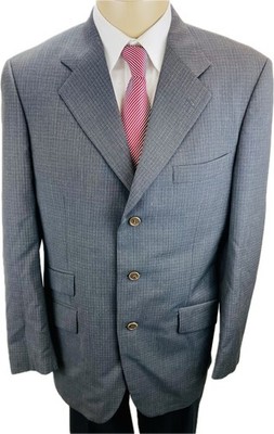 ETRO Milano Sakko 52 Herren Männer Jackett Tweed Anzug Kariert Jacke