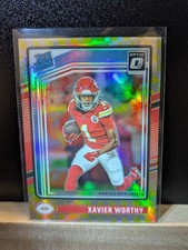 2024 Panini Donruss Optic - Rated Rookie Xavier Worthy #300 Flex Prizm /149 (RC)