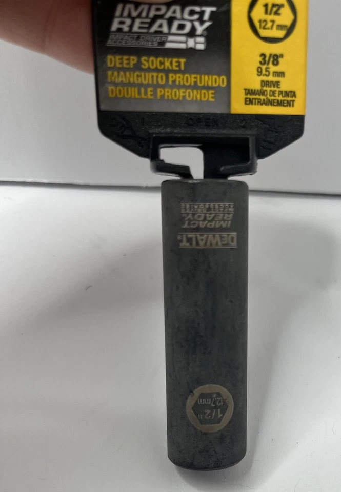 DEWALT Impact Ready Deep Well Socket 1/2 in 12.7mm 3/8 in Drive DW2286 New - Image 4 of 4