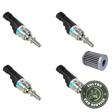 4 INIETTORI BRC GPL BLU CON FILETTO NUOVI