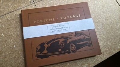 Graphic Image Porsche 70 Years: There Is No Substitute Leather Bound Book