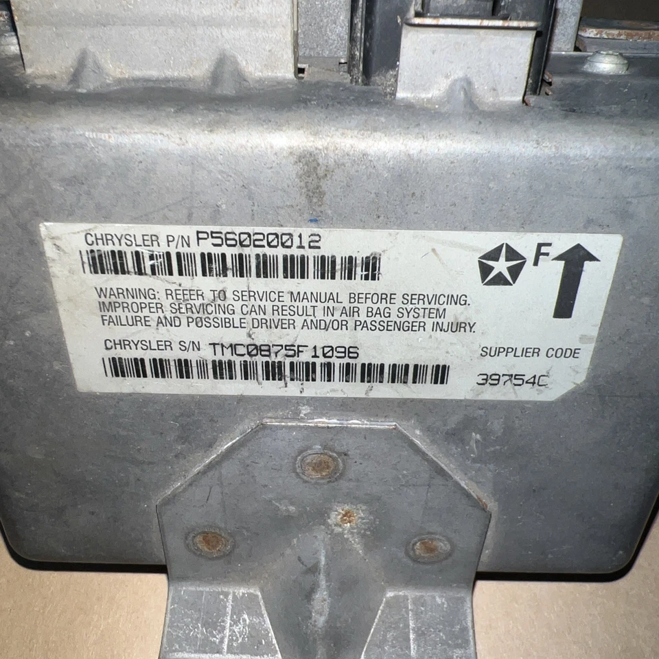 Dodge Ram 1500 2500 3500 SRS módulo de control de bolsa 1995 P56020012 Foto 3 de 4