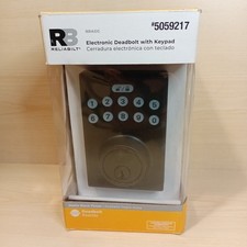 RELIABILT Electronic Keypad Deadbolt Door Lock 5059217 MATTE BLACK NEW