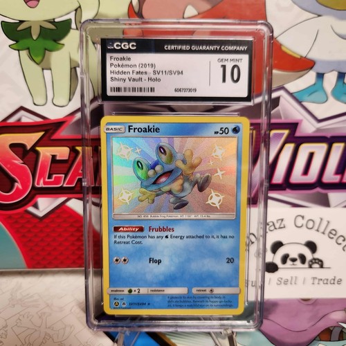 Froakie graded CGC 10 for sale on eBay