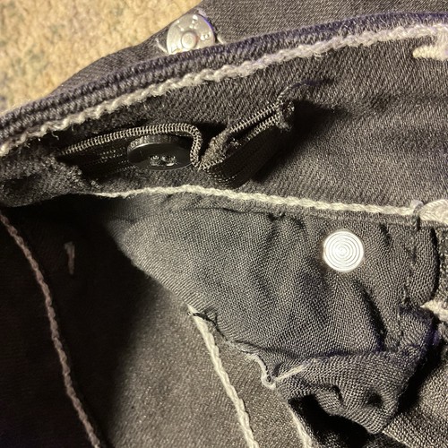 BLACK TRUE RELIGION JEANS BOYS SIZE 10 - Picture 3 of 10