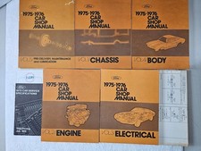 1975 Ford Car Shop Manual Set Vol 1-5 Oem Mustang Ii Torino Pinto Specs Wiring 1975 Ford Car Shop Manual Set Vol 1-5 Oem Mustang Ii Torino Pinto Specs Wiring