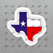 Texas State Flag Vinyl Sticker Durable Decal for Cars, Laptops, Water 105844