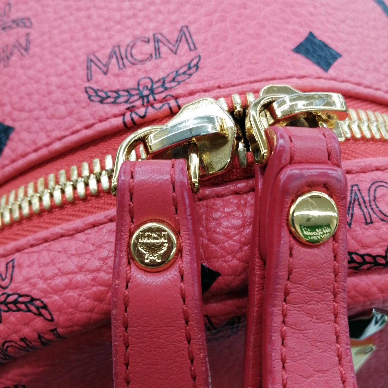 Studded Backpack Pink Model Number MMK2AVE20RE001… - image 20