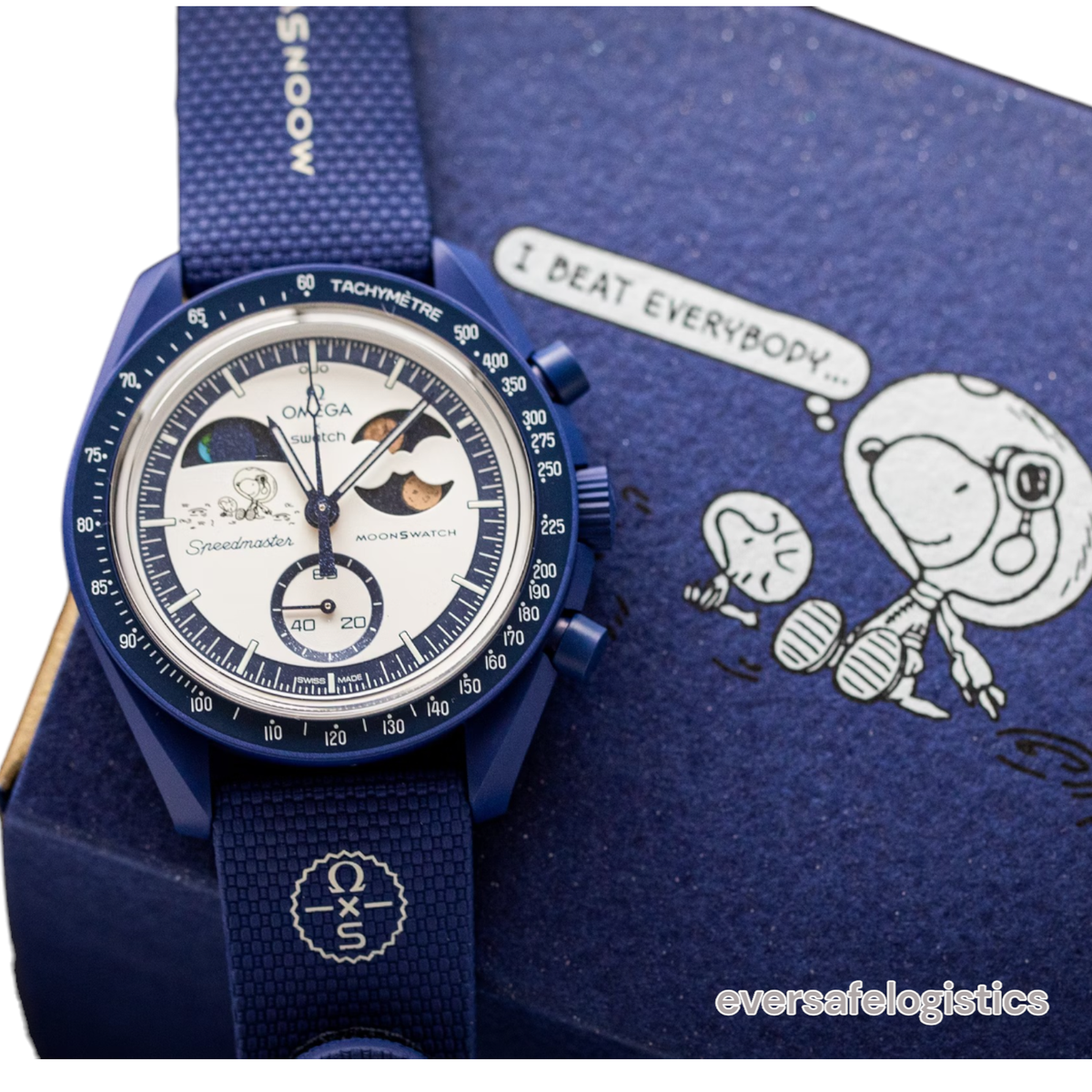 Omega x Swatch Earthphase Moonshine Gold Snoopy 2025 Full