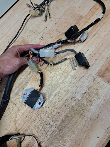 1984 Yamaha XT600 Oem Main Wiring Harness Kg - Picture 15 of 16