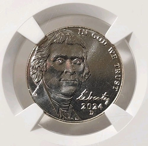 2024-D Jefferson Nickel NGC Ms 67 Full Steps