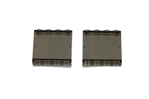 2 Lego® TRAIN Railway 9V RC Window for Waggon Carriage 4x3 DARK TALL