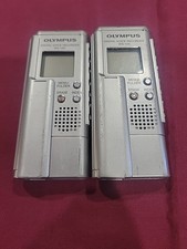 (2) Olympus WS-100 Digital Voice Recorders Portable Audio Recorder Dictaphone