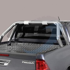 Toyota Hilux 2021 On Stainless Steel Single Hoop Sports Roll Bar