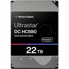 WD Ultrastar DC HC580 WUH722422ALE6L4 22 TB Hard Drive - 3.5  Internal - SATA -