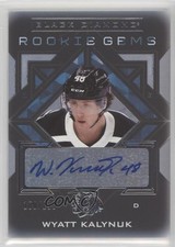 2021-22 Black Diamond Rookie Gems Pure Signatures 180/199 Wyatt Kalynuk Auto rh0