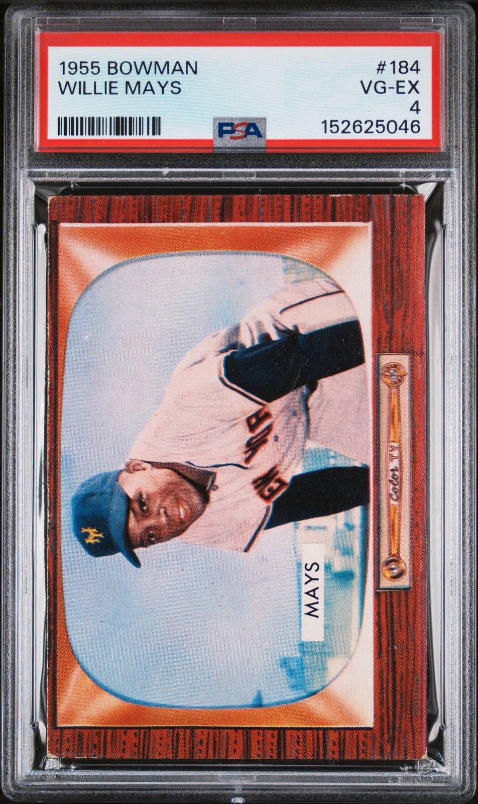 Bowman Willie Mays front