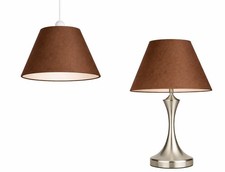 COTTON COOLIE LAMPSHADE CEILING LIGHT PENDANT TABLE LAMP SHADE 7 SIZES 40 COLOUR