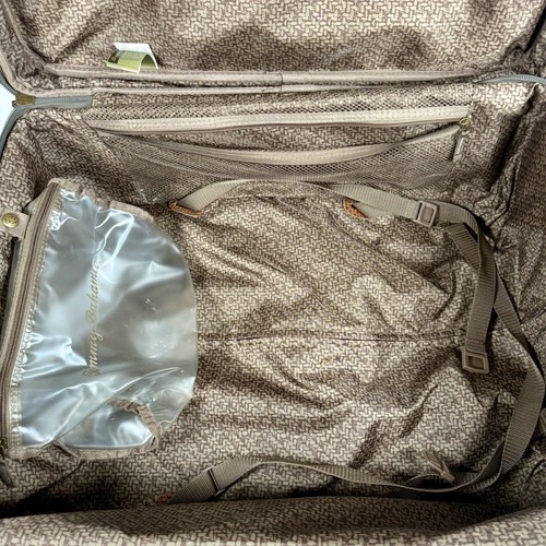 TOMMY BAHAMA 25" Expandable Upright Rolling Luggage Travel Bag Brown - NICE!! - Picture 7 of 10