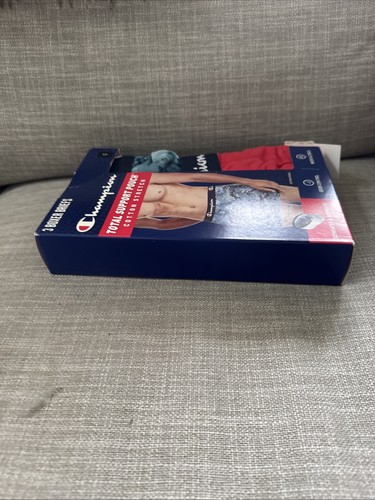 Champion Men's Cotton Stretch Everyday Boxers, 3 Pack, Size Small - Picture 4 of 6