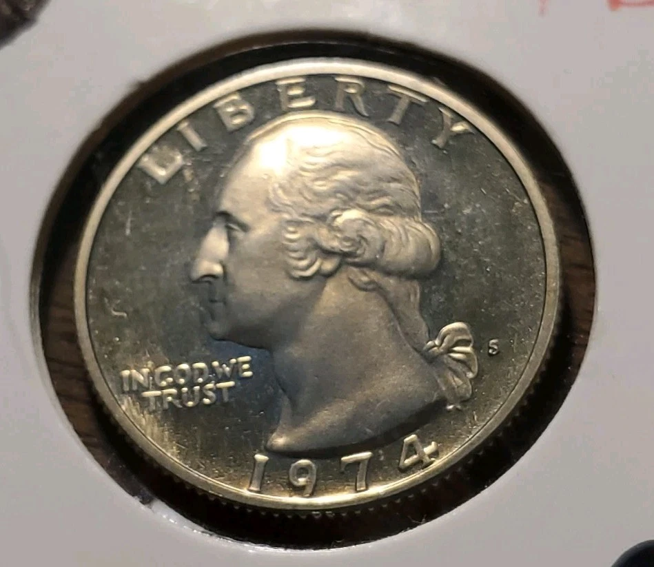 3 PROOF WASHINGTON QUARTERS, 1974-S, 1977-S & 1978-S, GREAT TRIO, FLAWLESS! - Image 2 of 4