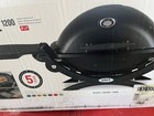 Weber Q 1200 Portable Propane Gas Grill, Black Metal, MPN 51010001