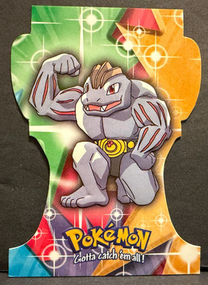 2000 Topps Pokemon TV Animated Series 3 EV11 of 12 #67 Machoke Die-Cut X188G