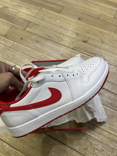 Size 12 - Air Jordan 1 Retro OG Low University Red - Picture 3 of 12
