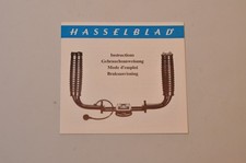 Hasselblad Double Handgrip for the 500EL/M Instructions, Not a Copy c1978