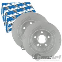 2X Jurid Bremsscheiben Hinten 300Mm Voll Passend FÜR MERCEDES-BENZ C-KLASSE