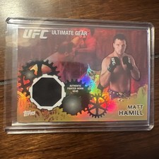 2010 Topps UFC Series 4 Ultimate Gear Shirt Relic Matt Hamill Gold /188 UG-MH