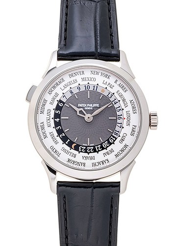 Patek Philippe World Time 5230G-014 White Gold 38.5mm Automatic 2019 #KMW152